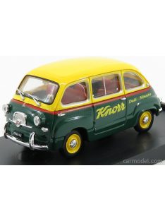   Brumm - Fiat 600 Multipla Veicolo Commerciale Brodo Knorr 1956 Yellow Blue