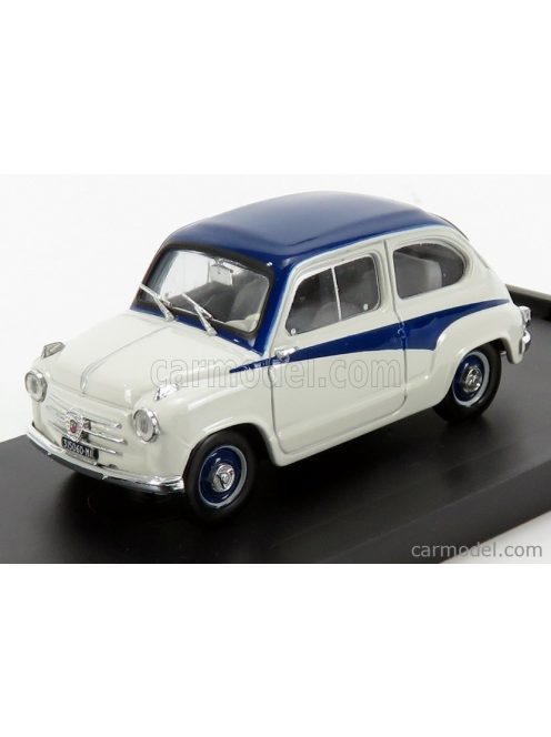 Brumm - Fiat 600 750 Derivazione Abarth 1956 Grey Blue