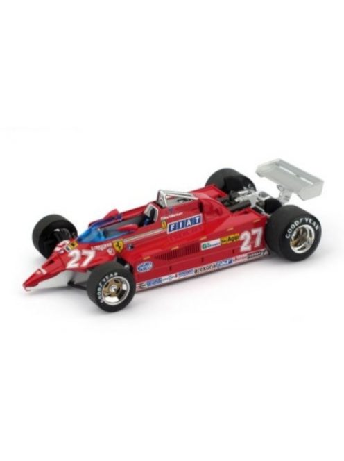 Brumm - Brumm, Ferrari 126CK turbo, Aeroporto di Treviso-Istrana, 1981, Scuderia Ferrari, #27, 1:43