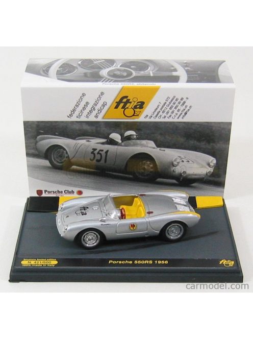 Brumm - Porsche 550Rs Spider 1956 Ftia Silver