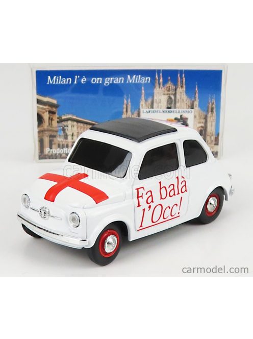 Brumm Prom - Fiat 500 1965 - Detti Milanesi - Fa Bala' L'Occ ! - Ciula ! - Va A Ciapa' I Ratt ! White Red