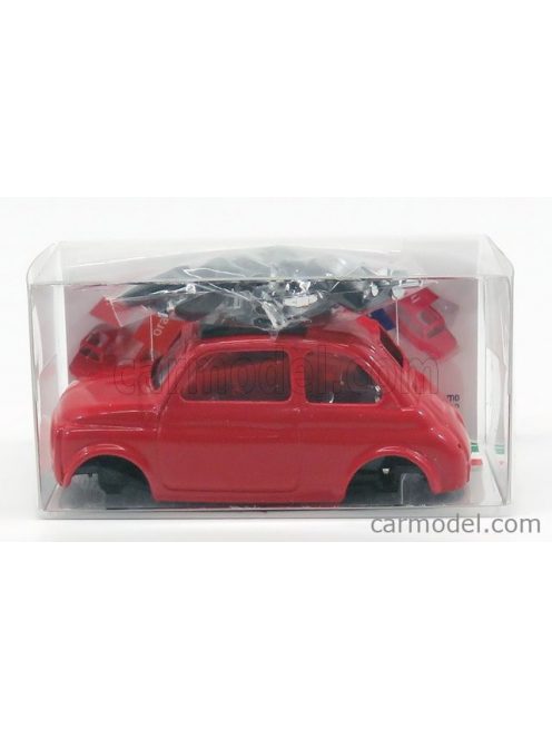 Brumm Prom - Fiat Model-Kit 500F Tetto Chiuso 1965 Red