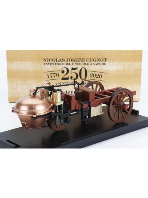 Brumm - CUGNOT CUGNOT'S FARDIER - CARRO A VAPORE 1769 - 250th ANNIVERSARIO 1770-2020 BROWN COPPER