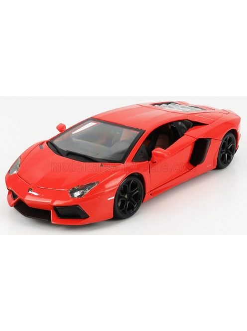 Burago - LAMBORGHINI AVENTADOR LP700-4 2011 ARANCIO ARGOS - ORANGE MET