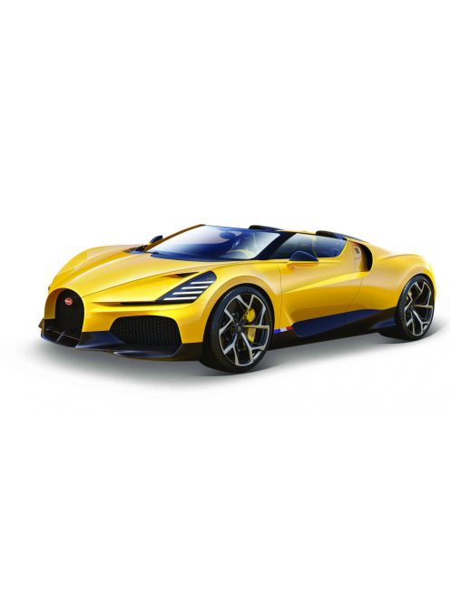 Burago - BUGATTI W16 MISTRAL 2023 YELLOW