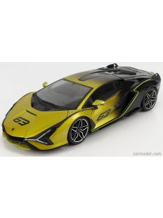   Burago - Lamborghini Sian Fkp 37 Hybrid N 63 2020 Yellow Met Black