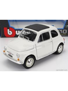 Burago - Fiat 500F Closed Roof 1965 White