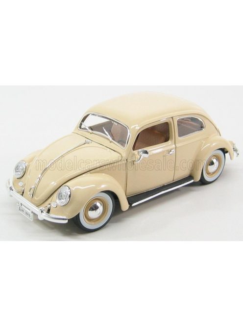 Burago - VOLKSWAGEN KAFER BEETLE 1955 IVORY