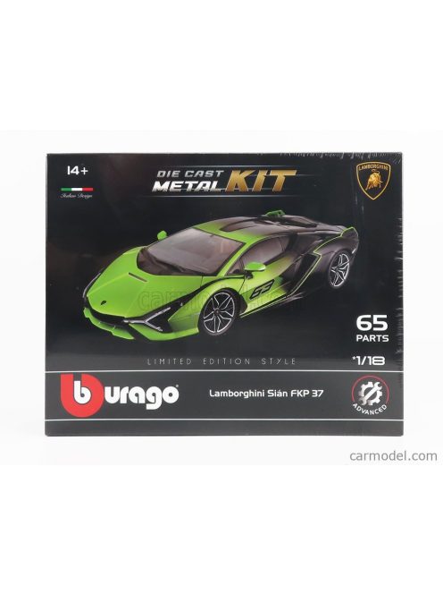 Burago - Lamborghini Sian Fkp 63 Hybrid 2020 Green Black