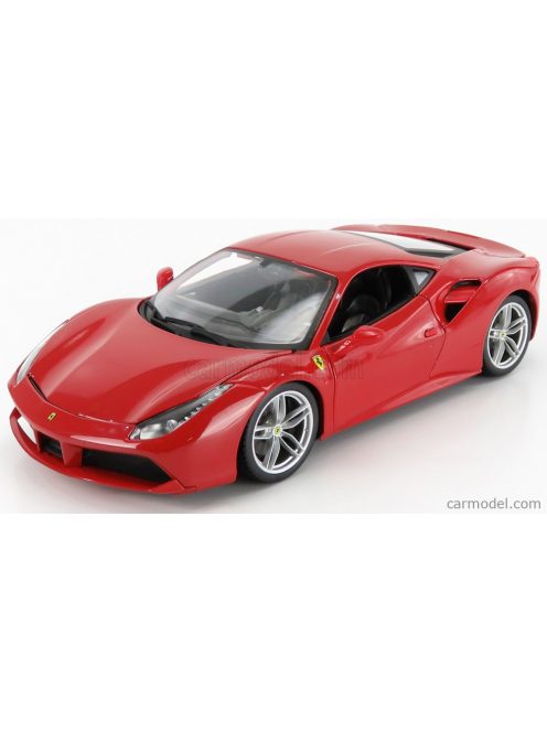 Burago - Ferrari 488 Gtb Coupe 2015 Red