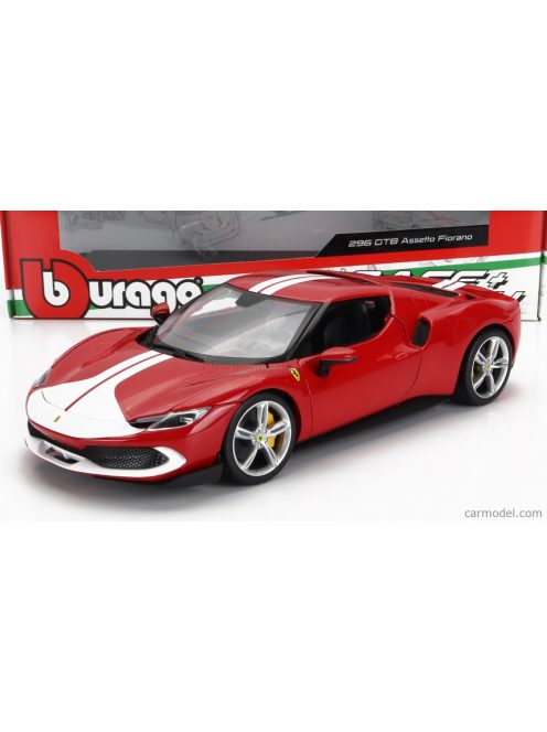 Burago - Ferrari 296 Gtb Assetto Fiorano 2022 Red White