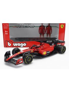   Burago - FERRARI F1  SF-23 TEAM SCUDERIA FERRARI N 16 SEASON 2023 CHARLES LECLERC - EXCLUSIVE CARMODEL RED BLACK