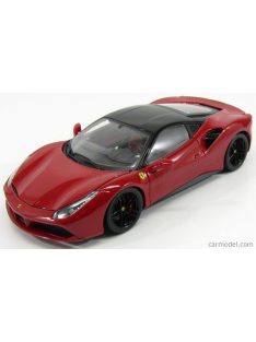 Burago - Ferrari 488 Gtb Coupe 2015 Red Black