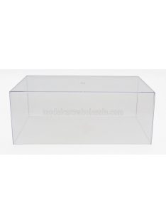   Burago - VETRINA DISPLAY BOX FOR FERRARI RED BULL F1 - ONLY TRANSPARENT COVER - SOLO COPERTURA TRASPARENTE - Lungh.LENGHT cm 33.2 X Largh.WIDTH cm 17.0 X Alt.HEIGHT cm 12.8 (altezza interna INTERIOR HEIGHT cm 12.5) PLASTIC DISPLAY