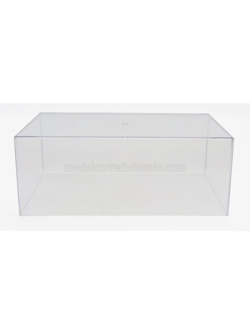 Burago - VETRINA DISPLAY BOX FOR FERRARI RED BULL F1 - ONLY TRANSPARENT COVER - SOLO COPERTURA TRASPARENTE - Lungh.LENGHT cm 33.2 X Largh.WIDTH cm 17.0 X Alt.HEIGHT cm 12.8 (altezza interna INTERIOR HEIGHT cm 12.5) PLASTIC DISPLAY