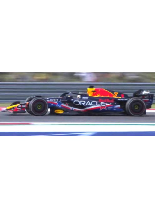 Burago - RED BULL F1  RB19 TEAM ORACLE RED BULL RACING N 11 4th AUSTIN USA GP 2023 SERGIO PEREZ MATT BLUE