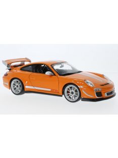   Burago - Bburago, Porsche 911 GT3 RS 4.0 (997/II), orange/silber, 2012, 1:18