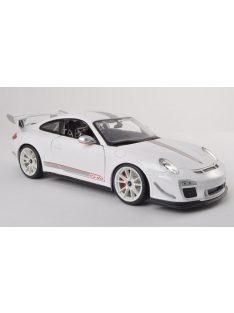   Burago - Bburago, Porsche 911 GT3 RS 4.0 (997/II), weiss/Dekor, 2011, 1:18