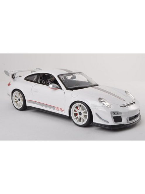 Burago - Bburago, Porsche 911 GT3 RS 4.0 (997/II), weiss/Dekor, 2011, 1:18