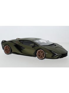 Burago - Bburago, Lamborghini Sian FKP 37, oliv, 2019, 1:18