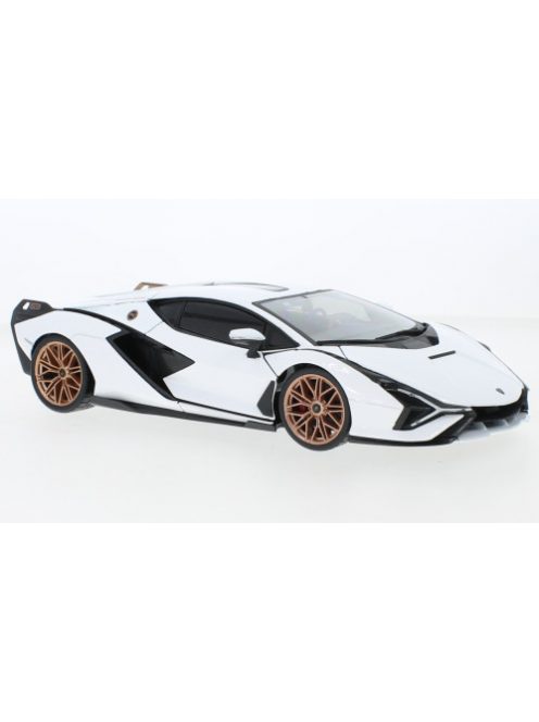 Burago - Bburago, Lamborghini Sian FKP 37, weiss/schwarz, 2019, 1:18