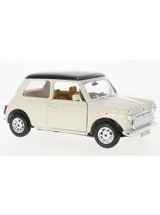 Burago - Bburago, Mini Cooper, hellbeige/schwarz, 1969, 1:18