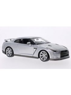 Burago - Nissan GT-R (R35), silber, 2009, 1:18