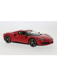 Burago - Ferrari 296 GTB, rot, 2023, 1:18