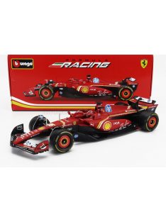   Burago - FERRARI F1  SF-24 TEAM SCUDERIA FERRARI N 16 SEASON 2024 CHARLES LECLERC RED BLACK