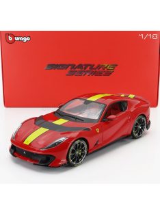   Burago - FERRARI 812 COMPETIZIONE 2021 ROSSO CORSA - RED YELLOW 