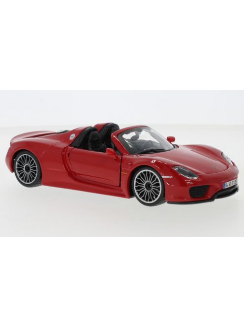 Burago - Bburago, Porsche 918 Spyder, rot, 2015, 1:24