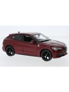 Burago - Alfa Romeo Stelvio, dunkelrot, 1:24