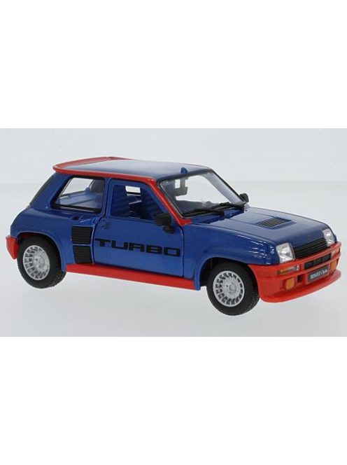 Burago - Bburago, Renault 5 Turbo, blau, 1982, 1:24