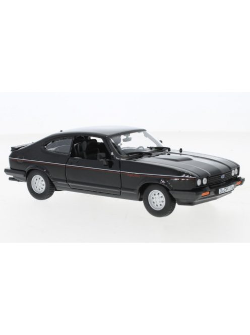 Burago - Bburago, Ford Capri MK III Injection, schwarz/Dekor, 1982, 1:24