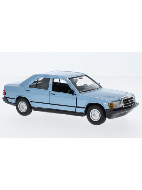 Burago - Bburago, Mercedes 190 E 2.6 (W201), hellblau, 1987, 1:24