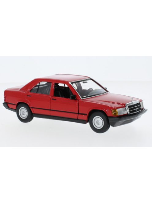 Burago - Bburago, Mercedes 190 E 2.6 (W201), rot, 1987, 1:24