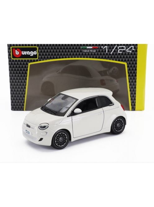 Burago - FIAT 500e FULL ELECTRIC 2021 WHITE