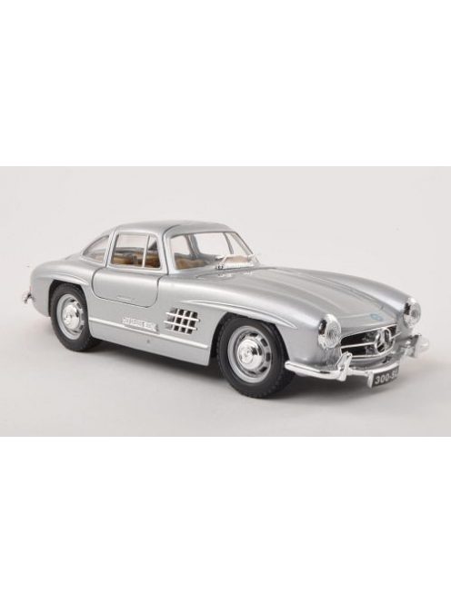 Burago - Bburago, Mercedes 300 SL (W198), silber, 1954, 1:24