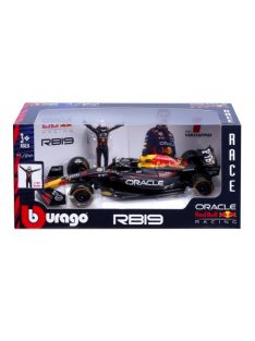   Burago - RED BULL F1  RB19 TEAM ORACLE RED BULL RACING N 11 SEASON 2023 SERGIO PEREZ MATT BLUE YELLOW RED