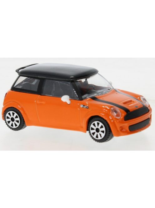 Burago - Bburago, Mini Cooper S, orange/schwarz, 1:43