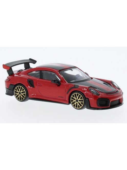 Burago - Bburago, Porsche 911 GT2 RS, rot/schwarz, 1:43