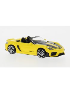 Burago - Porsche 718 Spyder RS, gelb, 2024, 1:43