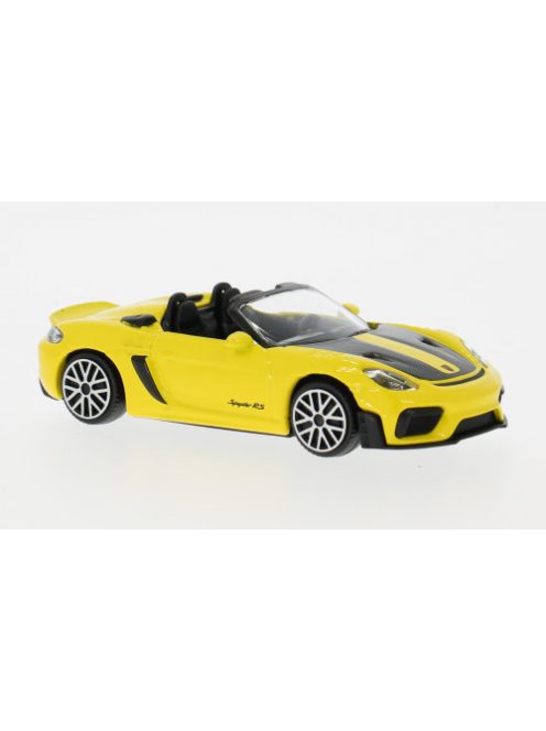 Burago - Porsche 718 Spyder RS, gelb, 2024, 1:43