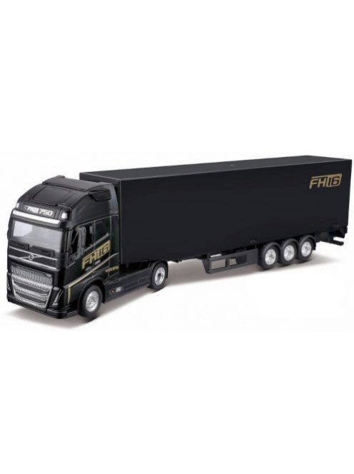 Burago - Bburago, Volvo FH16 GL 750 XXL, schwarz/Dekor, Volvo FH16, 1:43