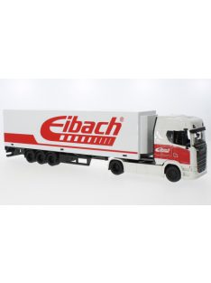   Burago - Bburago, Scania S730 Highline, weiss/rot, Eibach, 1:43