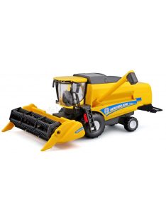   Burago - NEW HOLLAND MIETITREBBIA GOMMATA HARVESTER 2020 YELLOW GREY