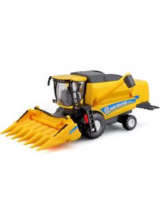   Burago - NEW HOLLAND MIETITREBBIA GOMMATA HARVESTER 2020 YELLOW GREY