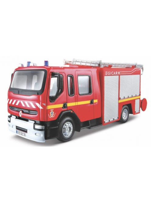 Burago - Bburago, Renault Premium, Service Departemental Incendie (F), 1:50