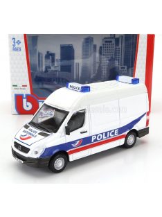   Burago - MERCEDES BENZ SPRINTER VAN POLICE NATIONALE 2019 WHITE BLUE RED