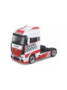   Burago - Mercedes Actros Gigaspace Custom, weiss/Dekor, 2020, Toyo Tires, 1:43